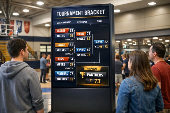 How to Build a Digital Scoreboard Using Digital Signage